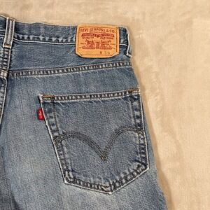 Levi's Men's 550 Jean Shorts Denim Jorts Relaxed Fit 34 Blue